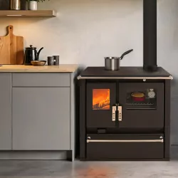 Cuisinière à bois Mervio Plus Ceramic