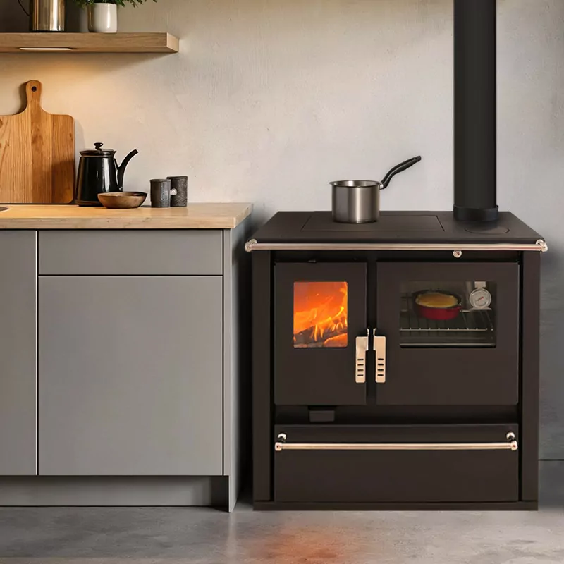 Cuisinière à bois Mervio Plus Ceramic