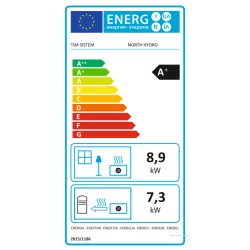 Cuisinière à bois bouilleur North - 21 Kw