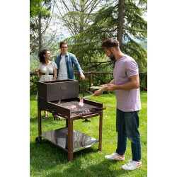 Barbecue au feu de bois Flipper