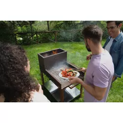 Barbecue au feu de bois Super Flipper