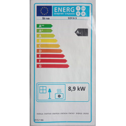 Poêle à granulés Sofia étanche - Reconditionné - B+