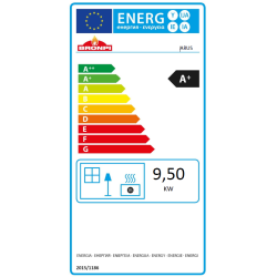 Poêle à bois Arus - 12,5 Kw