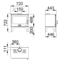 Poêle à bois Sena Plus - 12 Kw