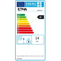 Poêle à bois avec four et plaque de cuisson Pramoda - 14 Kw