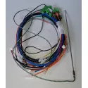 Kit cablage complet incluant sonde de température ambiante et sonde de température de fumée (2002-04092)