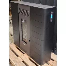 Poêle à granulés hydro extra plat Agosta - Reconditionné - A - 16 Kw