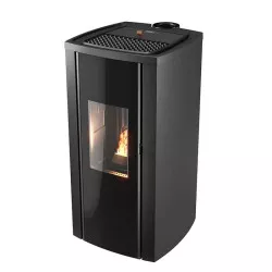 Poêle à granulés étanche (sortie dessus concentrique) Cristallo Silenzio Up - 9,2 Kw