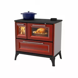 Cuisinière à bois sur pied Andésite - 8 Kw