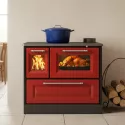 Cuisinière à bois sur socle Andésite - 8 Kw