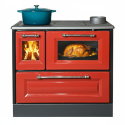 Cuisinière à bois sur socle Andésite - 8 Kw