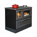 Cuisinière à bois sur socle Andésite - 8 Kw