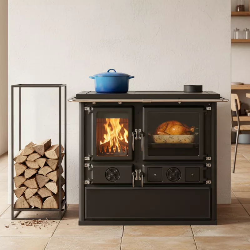 Cuisiniere A Bois En Fonte