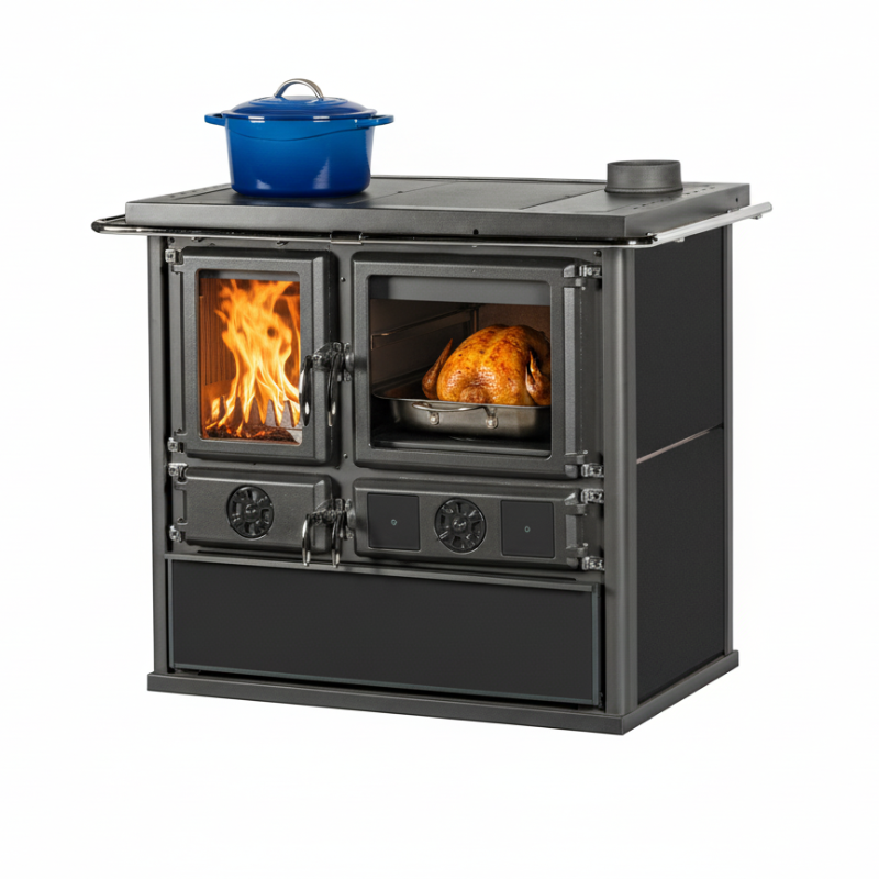 Cuisiniere A Bois En Fonte