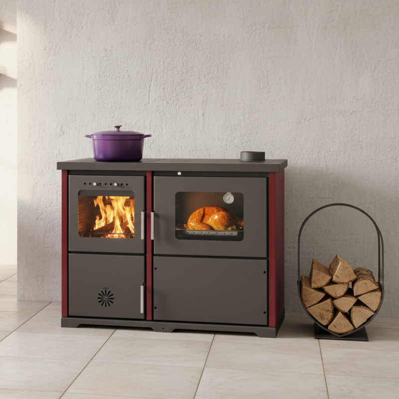 Cuisinière à Bois HYDRO Lucerna Chauffage Central & Four XXL Top — free download