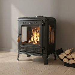 Poêle à bois Calcite - 7 Kw