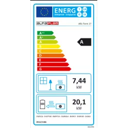 Cuisinière à bois bouilleur Alfa Term 27 - 27 Kw