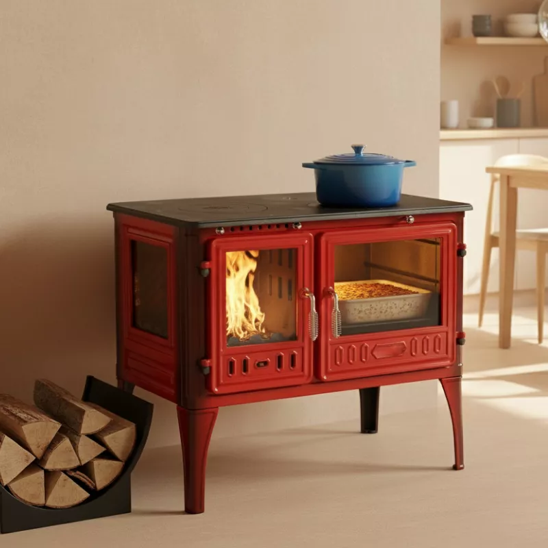 Cuisinière à bois Basalte Pop