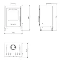Poêle à bois Oural - 8 Kw