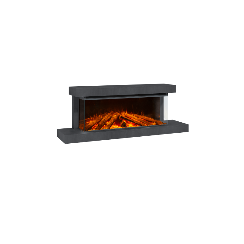Cheminée électrique Lumen 1200 habillage Anthracite