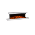 Cheminée électrique Lumen 1600 habillage Craie