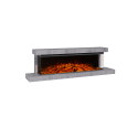 Cheminée électrique Lumen 1600 habillage Pierre