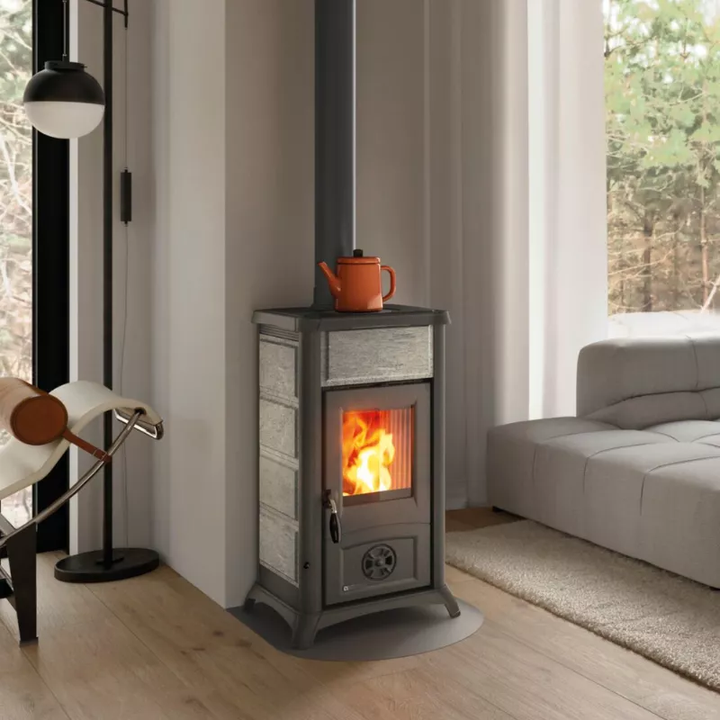 Poêle à bois Gemma Lean Petra - 6,5 Kw