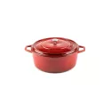 Cocotte ø 28 profonde rouge