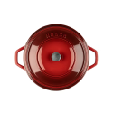 Cocotte ø 28 profonde rouge