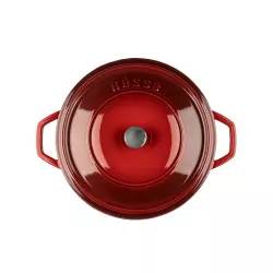 Cocotte ø 28 profonde rouge