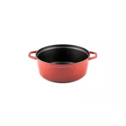 Cocotte ø 28 profonde rouge