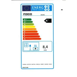 Poêle à granulés étanche canalisable (sortie dessus concentrique) - MEO - 9KW