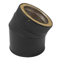 Coude 30° Ø150 – DW BLACK