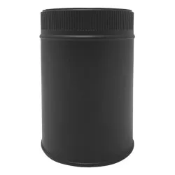 Élément droit 333 mm Ø150 – DW BLACK