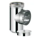 Té 90° + purge Ø150 – DW 316