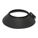 Collerette de solin étanche Ø80 – CONC BLACK