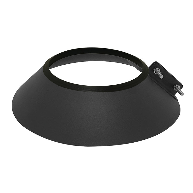 Collerette de solin étanche Ø80 – CONC BLACK