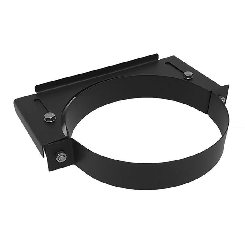 Collier mural extérieur Ø80/125 – CONC BLACK