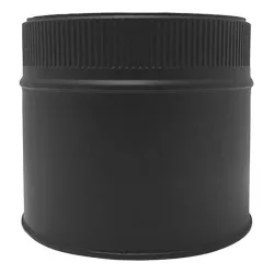 Elément droit 100 mm Ø100 – DW BLACK
