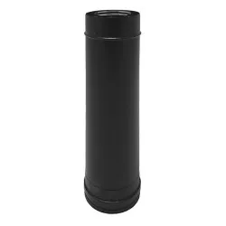 Élément droit 500 mm Ø80/125 – CONC BLACK