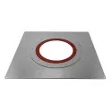 Plaque de sécurité étanche 10° Ø80/125 – CONC