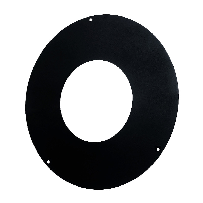 Rosace de finition 0° Ø80/125 – CONC BLACK