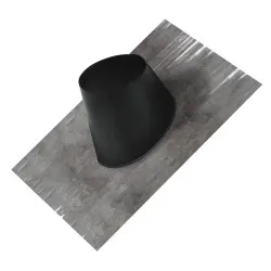 Solin 10–45° plomb Ø80 – CONC BLACK