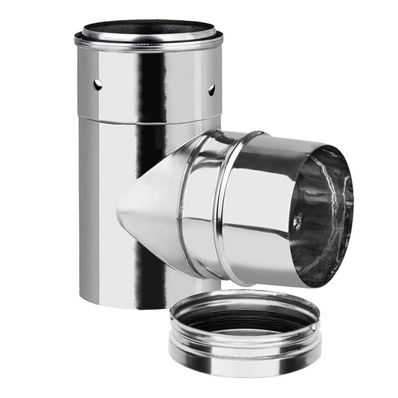 Té piquage Ø80 – flexible Ø100 - FLEX 316