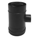 Té 90° piquage air Ø60 – CONC BLACK Ø80/125