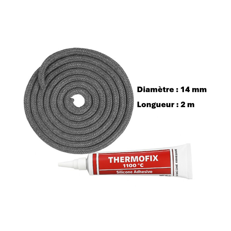 Kit de joint fibre rond diamètre 14 mm