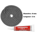 Kit de joint fibre rond diamètre 8 mm