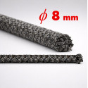 Joint rond fibre gris- diamètre 8 mm (vendu au mètre)