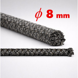 Joint rond fibre gris- diamètre 8 mm (vendu au mètre)
