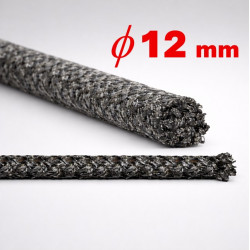 Joint rond fibre gris- diamètre 12 mm (vendu au mètre)